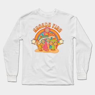 arcade mushroom band Long Sleeve T-Shirt